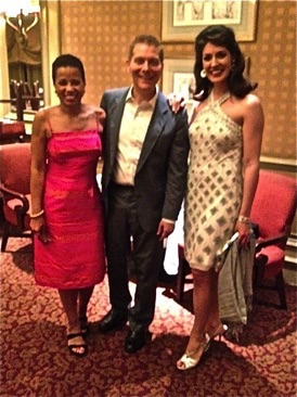 Jennifer with Michael Feinstein and Harolyn Blackwell at Feinstein’s