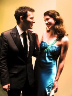 Jennifer with Michael Feinstein at Carnegie Hall