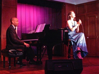 At Brownville Concert Series (Nebraska) with pianist Aaron Diehl