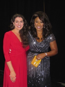 Jennifer with Denyce Graves